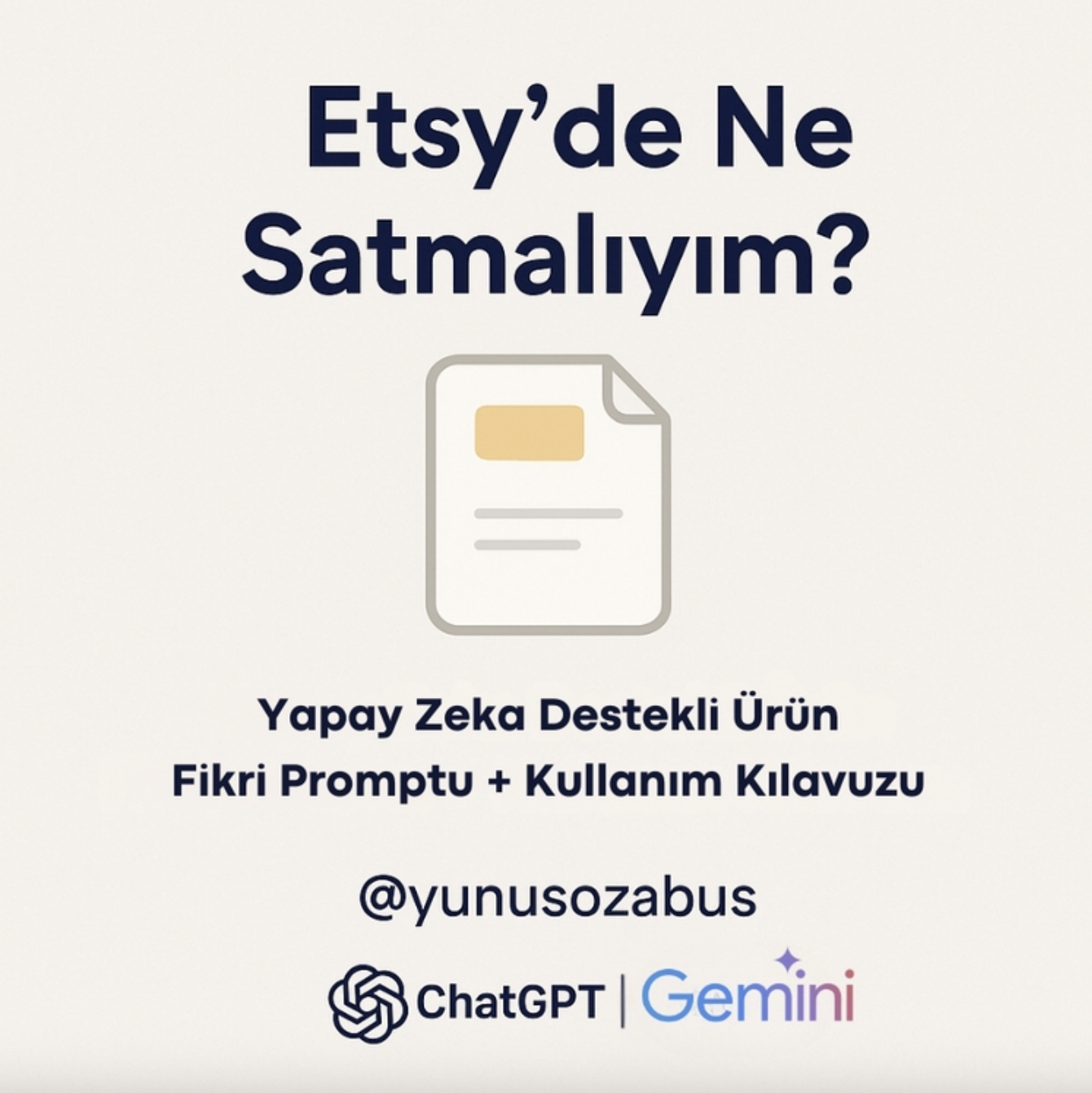 Etsy’de Karlı Ürün Fikri Bulma Promptu + Kullanım Kılavuzu (Yapay Zeka Uyumlu)