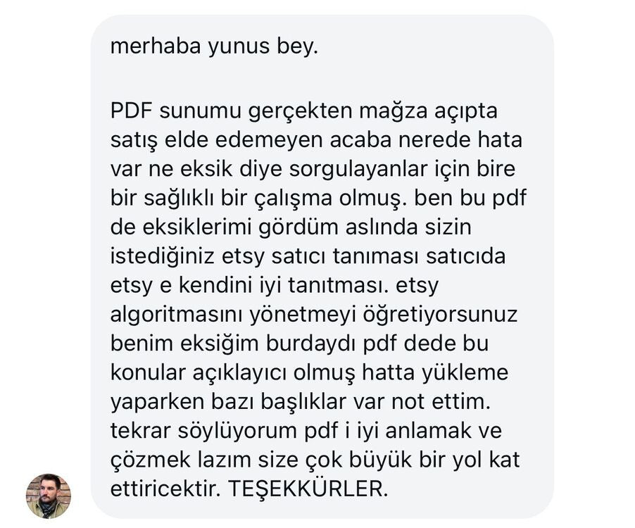 Etsy'de Satışa Giden Yolun Haritası – 22 Sayfa PDF Rehber
